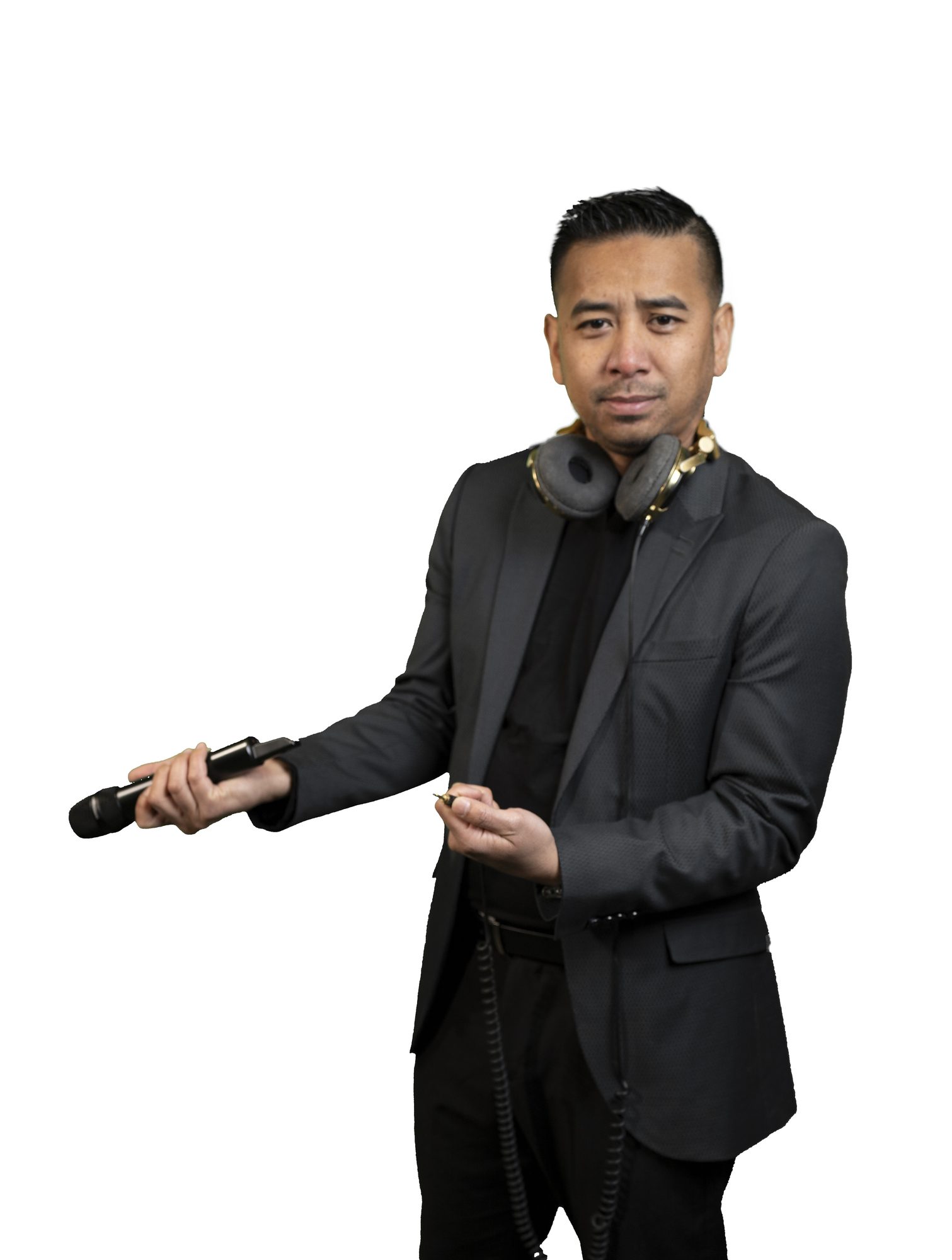 DJ Peanut performing at an event