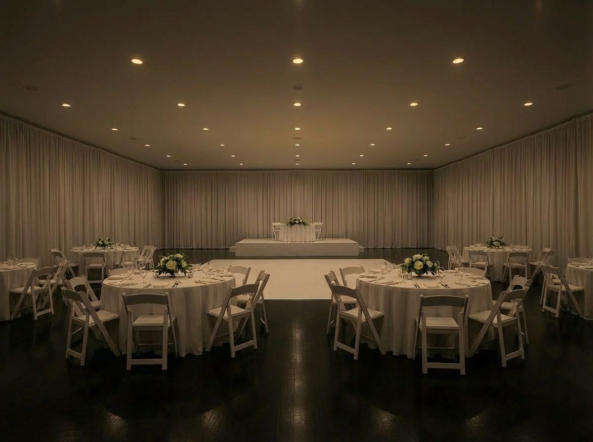 Ballroom before uplighting